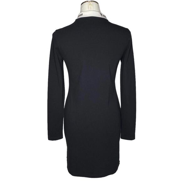 T By Alexander Wang Cotton Pique Polo Short Zip-Front Shirtdress size Medium - Picture 4 of 12